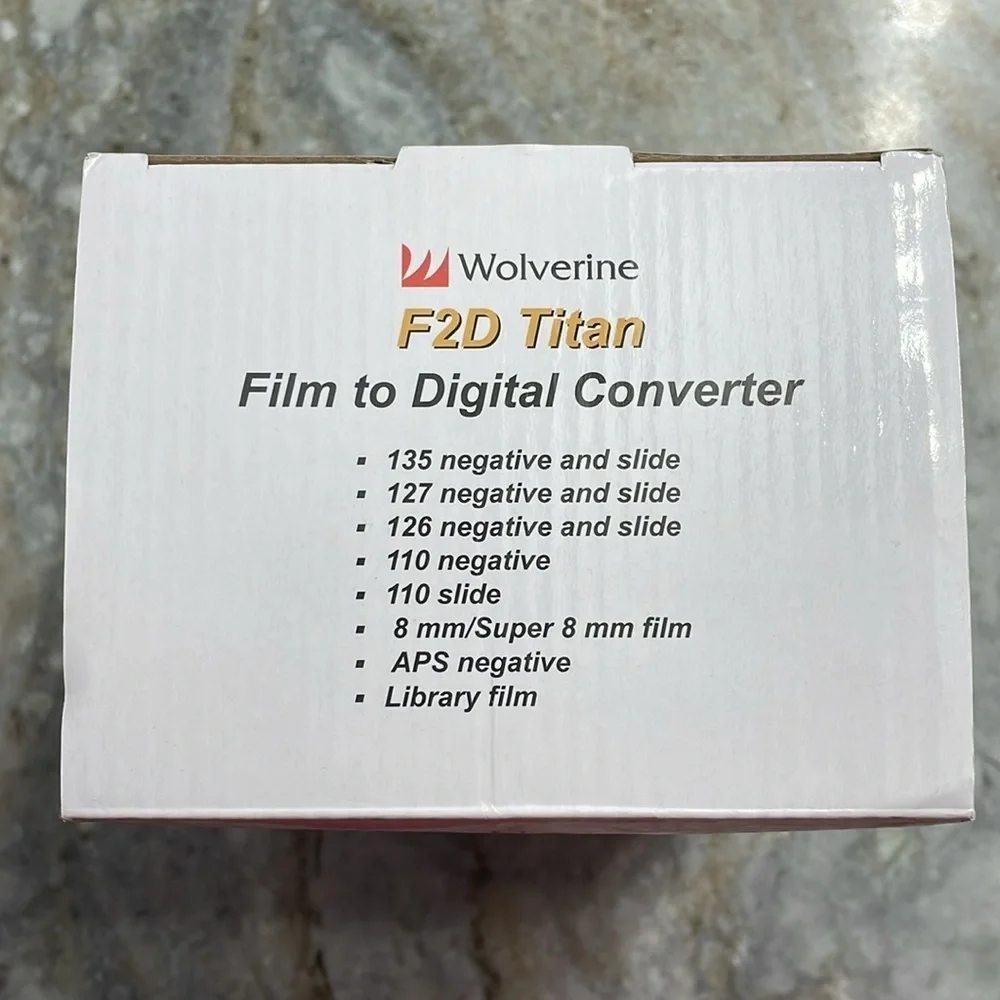 Wolverine 8 in 1 Film To Digital Converter F2D Titan 4.3” Screen